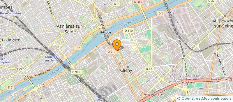 localisation de l'entreprise KM RENOV à CLICHY