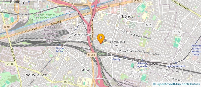 localisation de l'entreprise KM RENOV  NOISY-LE-SEC