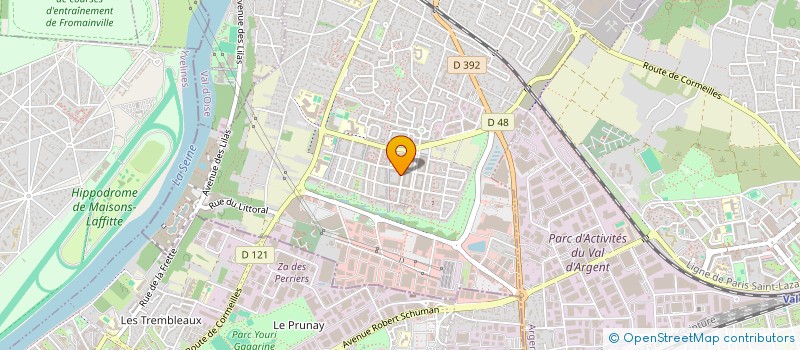 localisation de l'entreprise KM RESEAU  CORMEILLES-EN-PARISIS