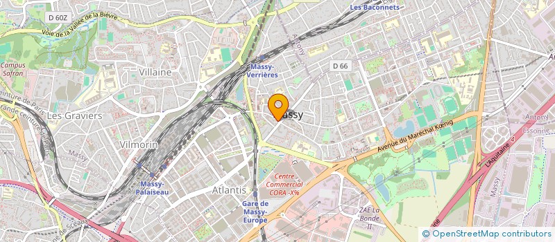 localisation de l'entreprise KM RETOUCHES à MASSY