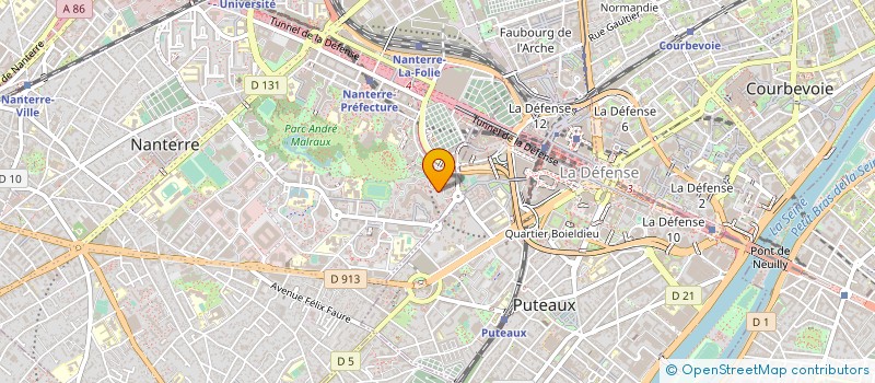 localisation de l'entreprise KM SAFE WAYS  NANTERRE