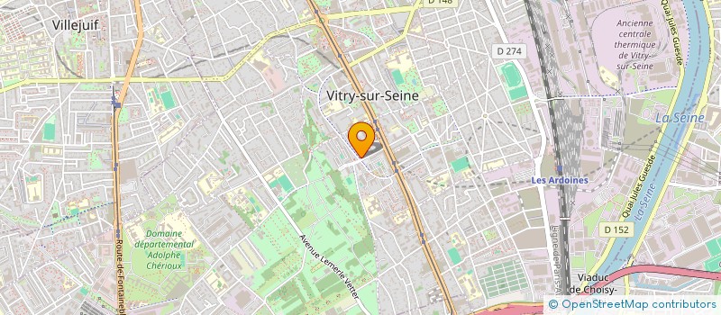 localisation de l'entreprise KM SB  VITRY-SUR-SEINE