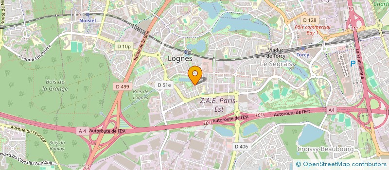 localisation de l'entreprise KM SERVICES à LOGNES