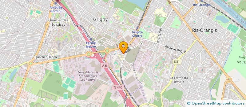 localisation de l'entreprise KM SOLUTION à GRIGNY