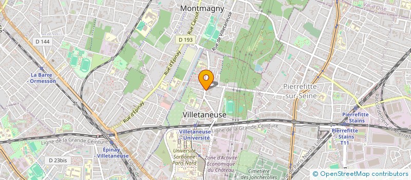 localisation de l'entreprise KM SUPERETTE à VILLETANEUSE