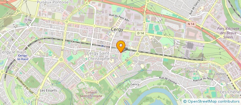 localisation de l'entreprise KM TRANSPORT  CERGY