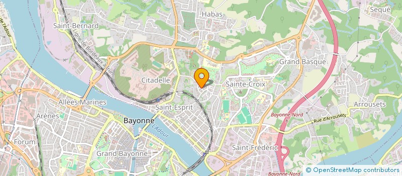 localisation de l'entreprise KM-VTC à BAYONNE