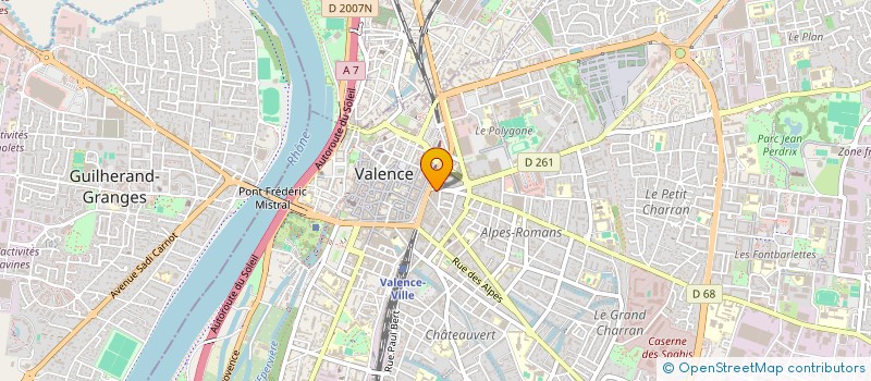 localisation de l'entreprise KM10 à VALENCE