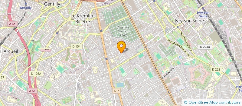 localisation de l'entreprise KM2W DRIVE à VILLEJUIF