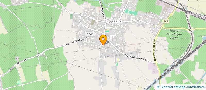 localisation de l'entreprise KM4 IMMO  MANDUEL