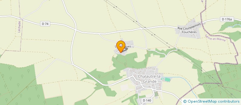 localisation de l'entreprise KM4LIFE  CHALAUTRE-LA-GRANDE