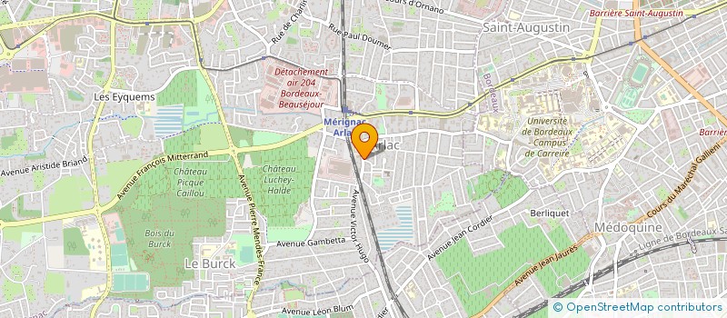 localisation de l'entreprise KMA CLOTURES à MERIGNAC