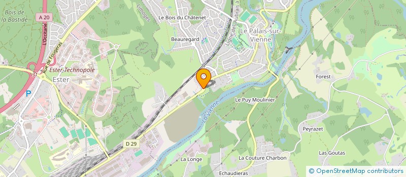 localisation de l'entreprise KMA CONSULTING à LE PALAIS-SUR-VIENNE