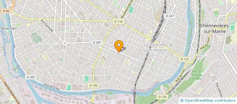 localisation de l'entreprise KMB INVEST à SAINT-MAUR-DES-FOSSES