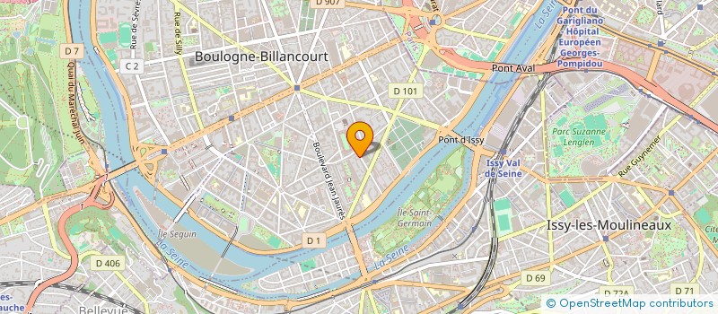 localisation de l'entreprise KMC à BOULOGNE-BILLANCOURT
