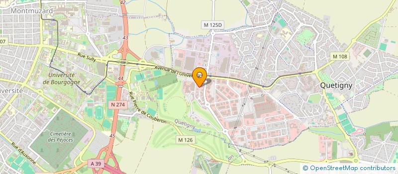 localisation de l'entreprise KMC à QUETIGNY