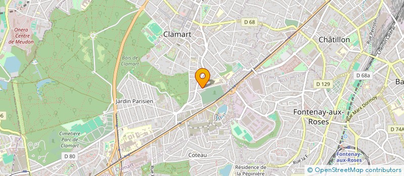 localisation de l'entreprise KMC à CLAMART