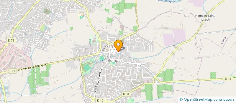 localisation de l'entreprise KMC  BOMPAS