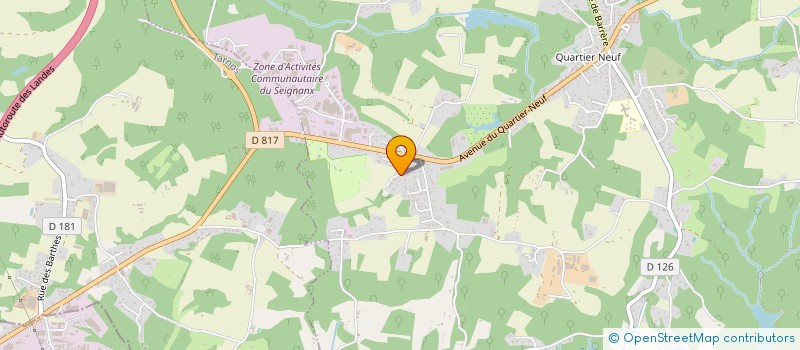 localisation de l'entreprise KMC  SAINT-MARTIN-DE-SEIGNANX