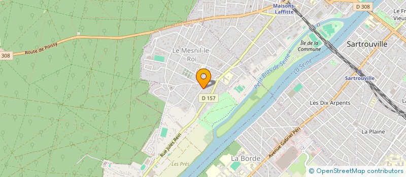 localisation de l'entreprise KMC ANIMAMTION  LE MESNIL-LE-ROI