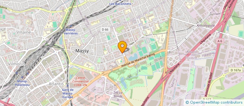 localisation de l'entreprise KMC CONSULTING à MASSY