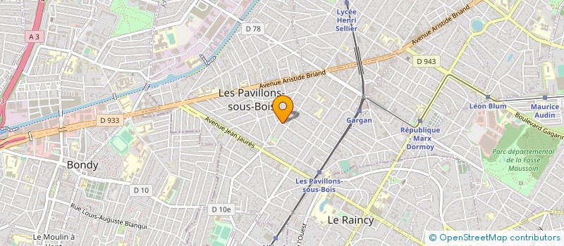 localisation de l'entreprise KMC DISTRIBUTION à LES PAVILLONS-SOUS-BOIS