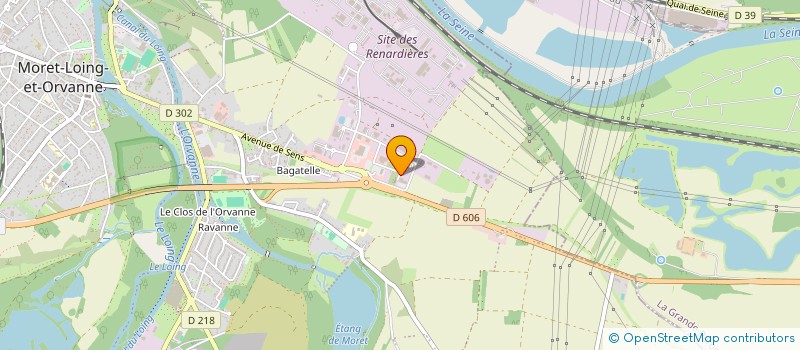 localisation de l'entreprise KMC IMMO  MORET-LOING-ET-ORVANNE