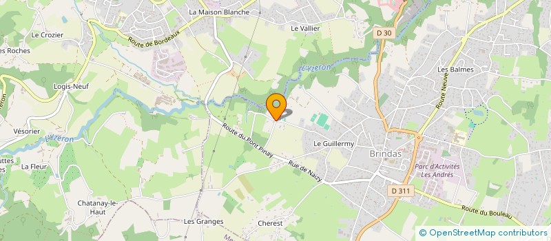 localisation de l'entreprise KMC69 à BRINDAS
