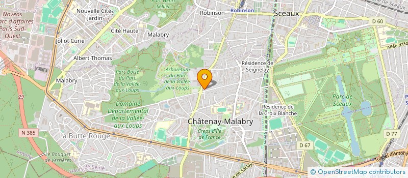localisation de l'entreprise KMCG HOLDING à CHATENAY-MALABRY