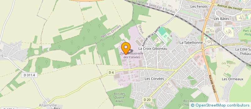 localisation de l'entreprise KMD à VERNOUILLET