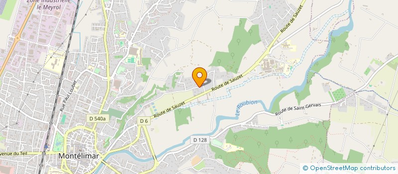 localisation de l'entreprise KMD à MONTELIMAR