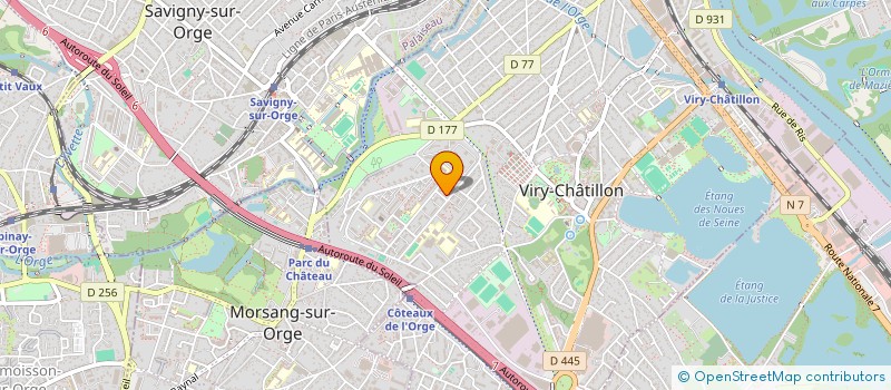 localisation de l'entreprise KMD SERVICES à VIRY-CHATILLON
