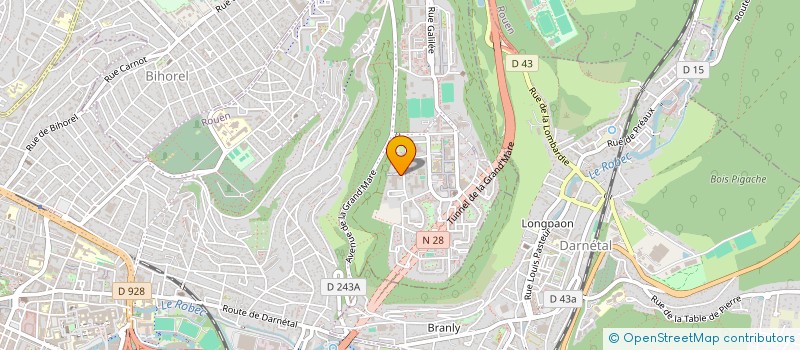 localisation de l'entreprise KMDI TRANSPORT  ROUEN