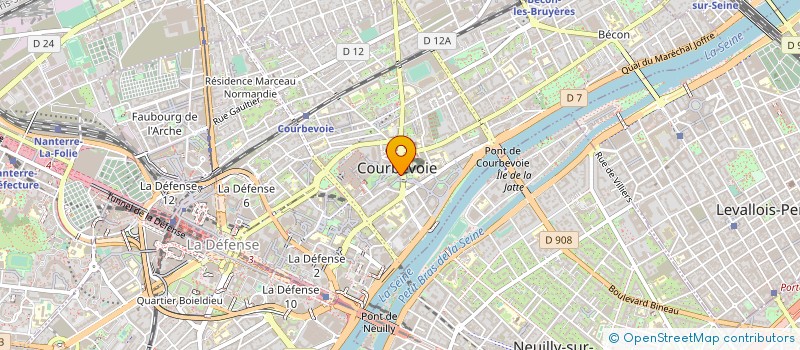localisation de l'entreprise KME FRANCE à COURBEVOIE