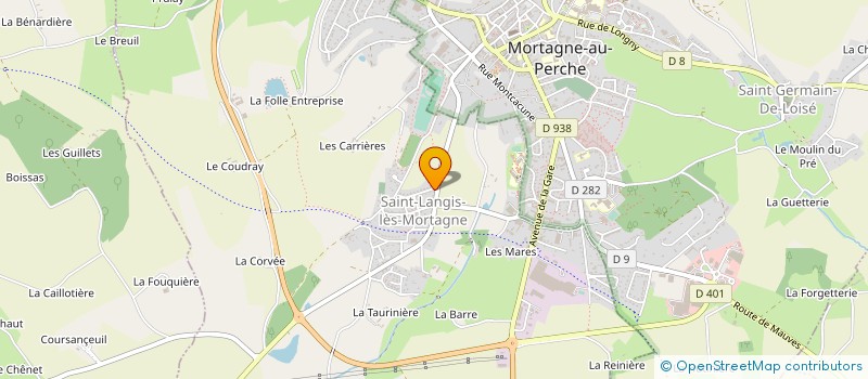 localisation de l'entreprise KMEF à SAINT-LANGIS-LES-MORTAGNE