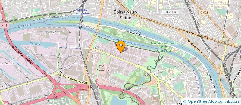 localisation de l'entreprise KMERFRET ET COMPAGNIE  VILLENEUVE-LA-GARENNE