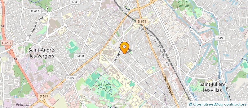 localisation de l'entreprise KMESA à TROYES