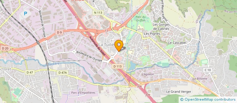 localisation de l'entreprise KMF AUTO à VITROLLES