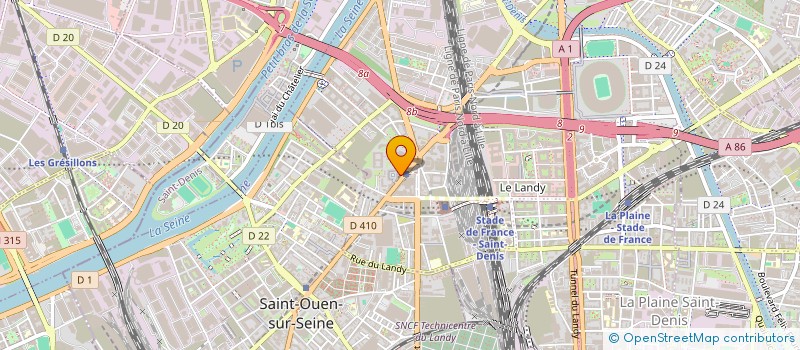 localisation de l'entreprise KMF TRANSPORTS à SAINT-DENIS