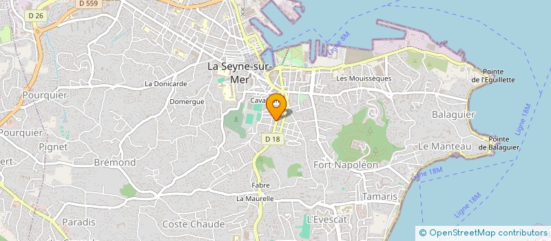 localisation de l'entreprise KMFF  LA SEYNE-SUR-MER