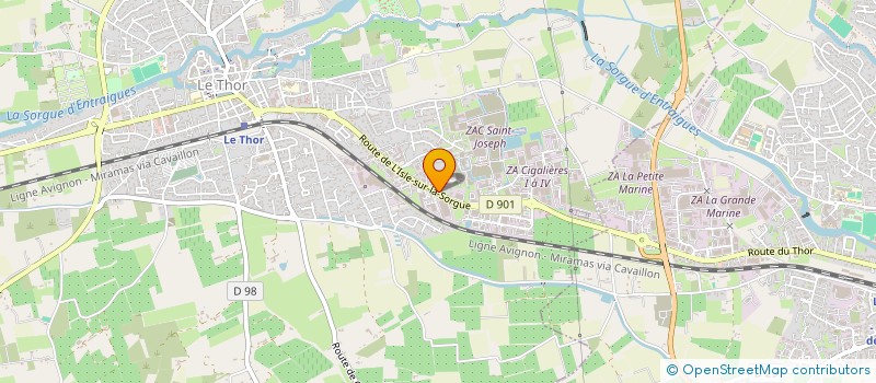 localisation de l'entreprise KMG  LE THOR