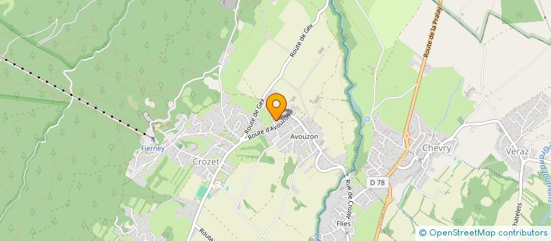 localisation de l'entreprise KMG à CROZET