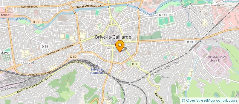 localisation de l'entreprise KMG BRIVE  BRIVE-LA-GAILLARDE