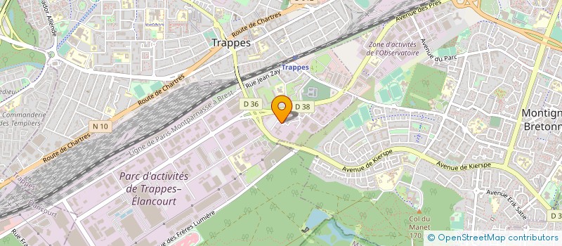 localisation de l'entreprise KMG FRANCE à COIGNIERES