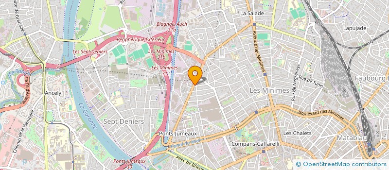 localisation de l'entreprise KMG PROMOTION à TOULOUSE