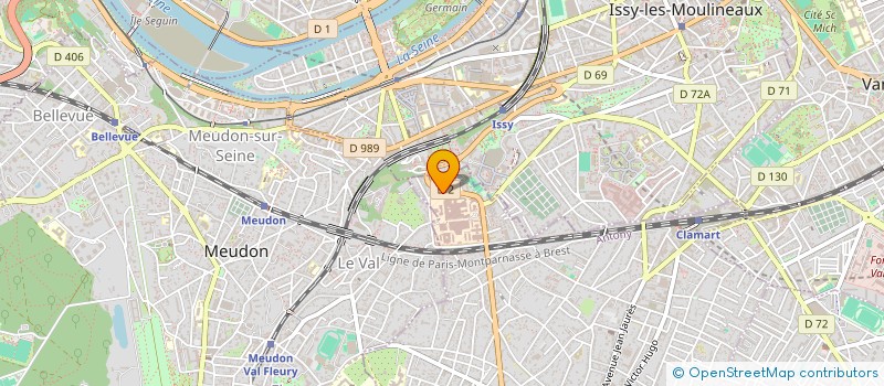 localisation de l'entreprise KMG TRAVEL 360 à CLAMART