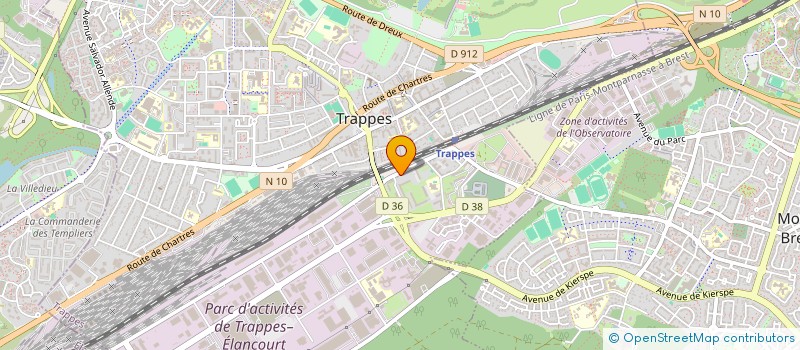 localisation de l'entreprise KMG VERSAILLES  TRAPPES