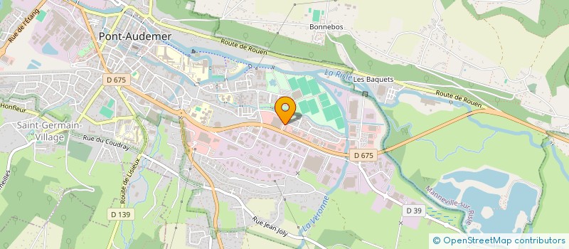 localisation de l'entreprise KMH-INVEST à PONT-AUDEMER