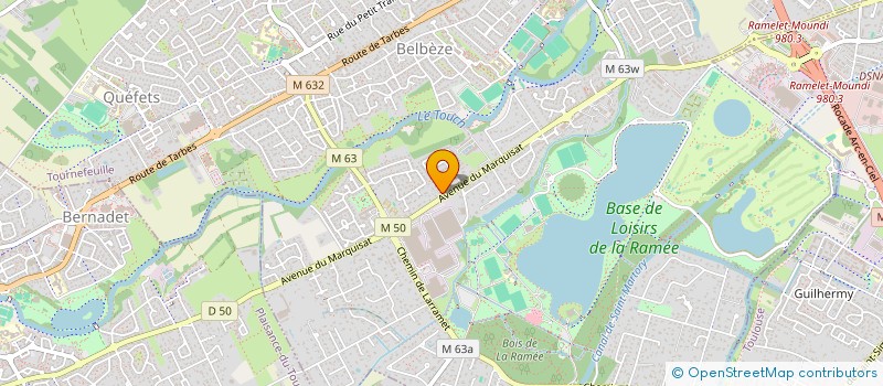 localisation de l'entreprise KMHSOFT  TOURNEFEUILLE