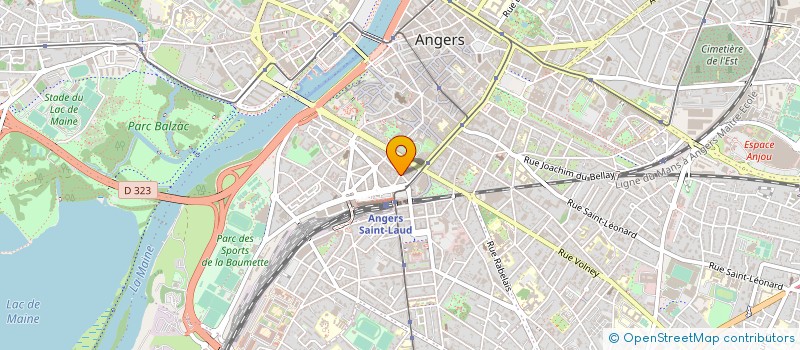 localisation de l'entreprise KMI à ANGERS